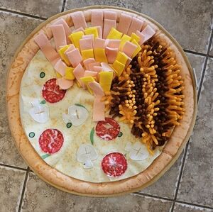 Joyhound Classroom Snuffle Puzzle Pizza Burrow & Play Mat Dog Toy